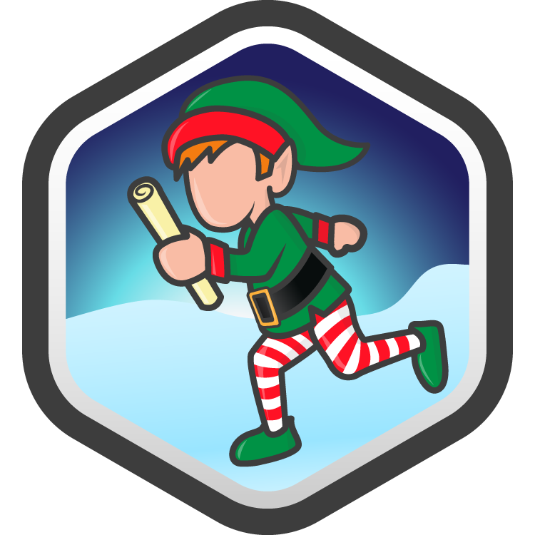 North Pole Elf Relay Race